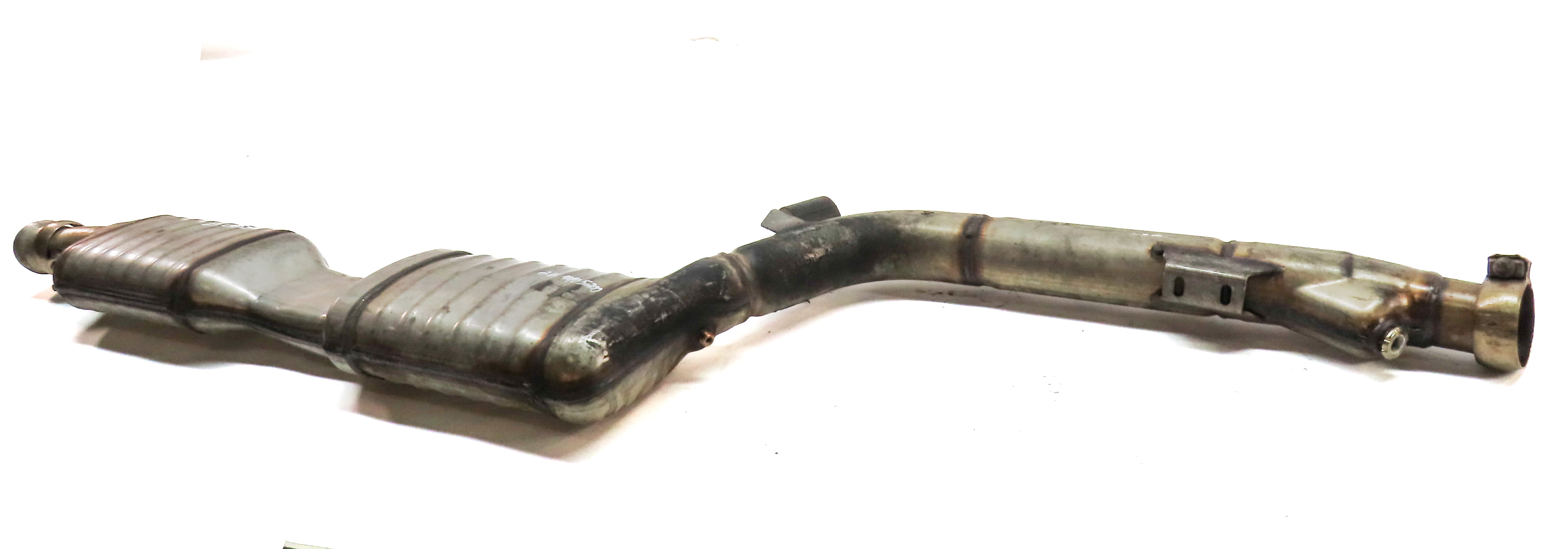 2012 MERCEDES E350 (W212) 3.0L DIESEL (OM642) REAR EXHAUST MUFFLER PIPE ASSEMBLY — exact item pictured